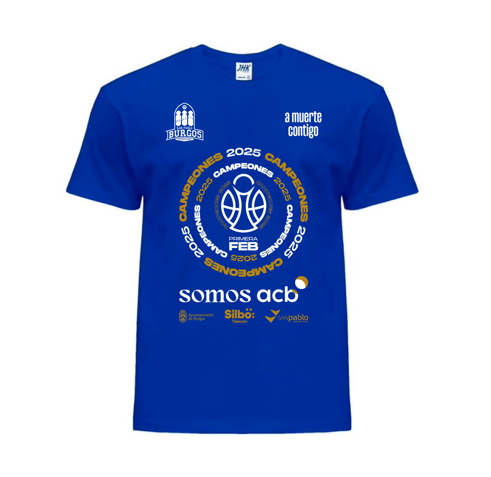 CAMISETA CAMPEONES 1ª FEB