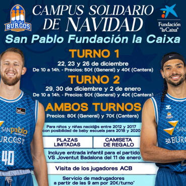 Regresa el Campus Solidario de Navidad ‘San Pablo Fundación la Caixa’